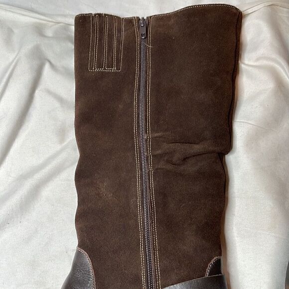 Alpina Fleece Lined Brown Leather/Suede Buckle Boots. Size 7.5. - Picture 8 of 16